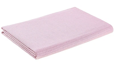 Вафельное полотенце Home Line розового цвета-100х145