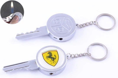 Зажигалка-брелок карманная Ключ от Ferrari