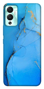Чохол для Infinix Hot 12 Play Epik Print Series Синій із золотом