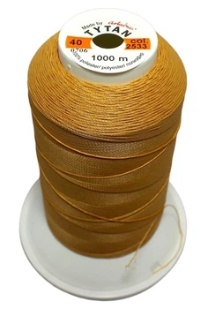 Нить №40 1000 м. Титан цвет 2533 ярко бежевый