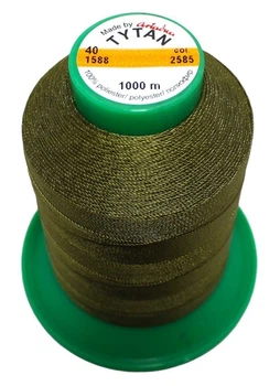 Нить №40 1000 м. Титан цвет 2585 хаки