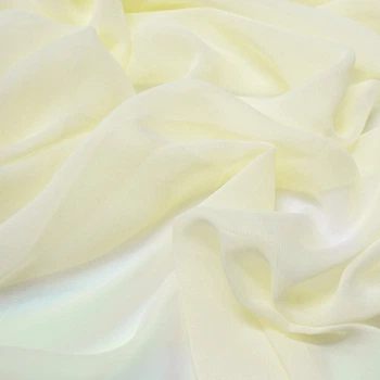 Шифон молочный с желтым отливом ш.150 (15931.094)