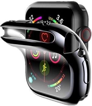Etui Usams IW486BH01 (US-BH486) do Apple Watch Series 4/5/6/SE 44 mm Czarny (6958444964775)