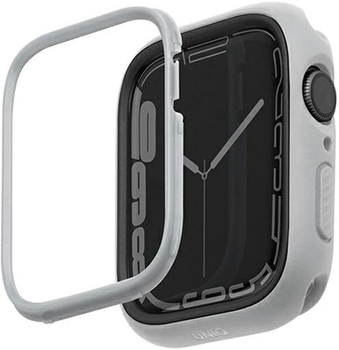 Etui Uniq Moduo do Apple Watch Series 4/5/6/7/8/SE/SE2 40-41 mm Kamień kredowy szary (8886463680957)