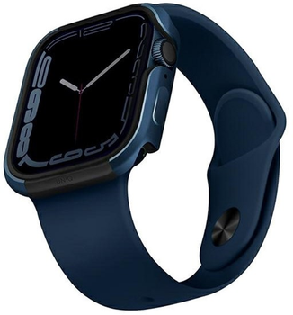 Etui Uniq Valencia do Apple Watch Series 4/5/6/7/8/SE/SE2 40-41 mm Niebieski (8886463680025)