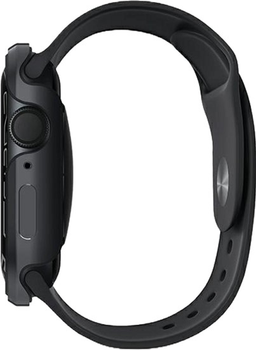 Чохол Uniq Valencia для Apple Watch Series 4/5/6/7/8/SE/SE2 40-41 мм Graphite (8886463680018)