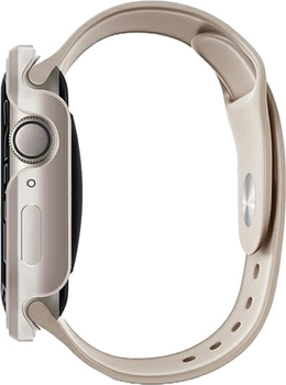 Etui Uniq Valencia do Apple Watch Series 4/5/6/7/8/SE/SE2 44-45 mm Starlight (8886463680063)