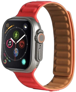 Ремінець Beline Magnetic для Apple Watch Series 1/2/3/4/5/6/7/8/SE/SE2/Ultra 42-49 мм Red (5905359812135)