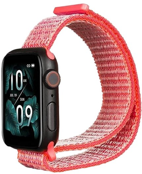 Ремінець Beline Nylon для Apple Watch Series 1/2/3/4/5/6/7/8/SE/SE2 38-41 мм Hot pink (5904422911164)