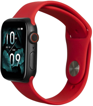 Ремінець Beline Silicone для Apple Watch Series 1/2/3/4/5/6/7/8/SE/SE2 38-41 мм Red (5904422914288)