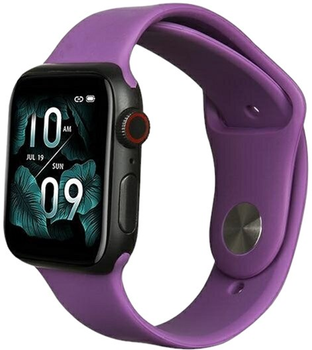 Ремінець Beline Silicone для Apple Watch Series 1/2/3/4/5/6/7/8/SE/SE2/Ultra 42-49 мм Purple (5904422919818)