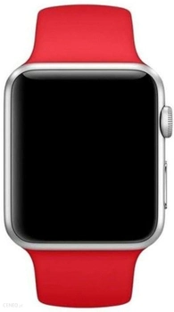Pasek Mercury Silicon do Apple Watch Series 1/2/3/4/5/6/7/8/SE/SE2 38-41 mm Czerwony (8809724801694)