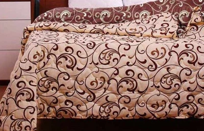 Покрывало стеганное Novita. 40-0456 beige/b-140х200