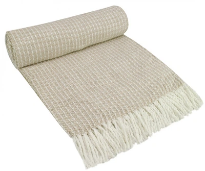 Плед Wooltex. LANAVITTA АМАНДА бежевий-140х200