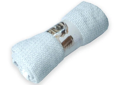 Плед бавовняний Wooltex. LANAVITTA АУРА сірий-140х200