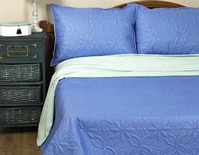 Покривало Lotus. Broadway Basic синє-200х220