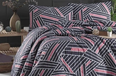 Покрывало стеганое с наволочками Enlora Home. Magnolia Antrasit-225х240+50х70(2шт)