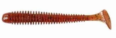 Силиконовая приманка Crazy Fish Vibro worm 3.4" 12-85-32-6 кальмар,12-85-32-6
