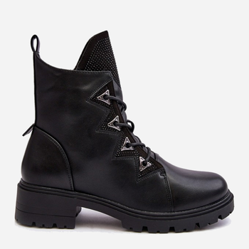 Жіночі зимові черевики низькі S.Barski HY93-52A 36 Чорні (5905677983128)