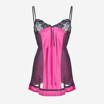 Sukienka erotyczna damska DKaren Slip Roxy XS Ciemno-różowa (5902686592433)