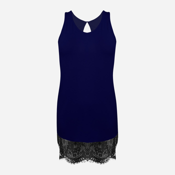 Нічна сорочка жіноча DKaren Slip Taylor M Темно-синя (5903251377295)