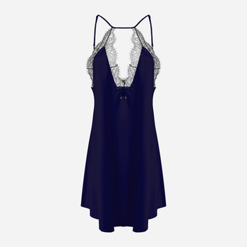 Нічна сорочка жіноча DKaren Slip Tifany M Темно-синя (5903068501524)