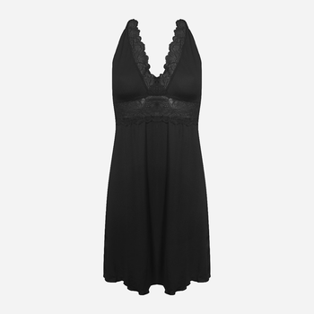 Нічна сорочка жіноча DKaren Slip Zuza S Чорна (5903068513978)