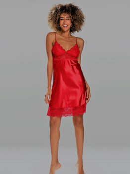 Нічна сорочка жіноча DKaren Slip Alubi XS Червона (5903251461499)
