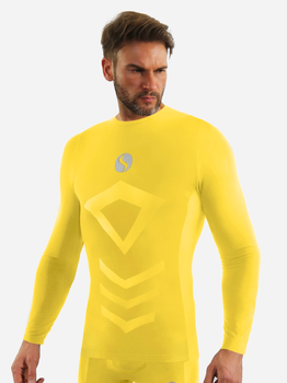 Koszulka męska termiczna długi rękaw Sesto Senso CL40 XXL/XXXL Żółta (5904280038232)