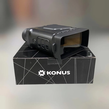 Бінокль нічного бачення KONUS KONUSPY-15, цифровий бінокуляр нічного бачення, зум 1x-5x