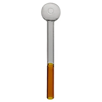Трубка Oil Pipe Курительная Стеклянная Two-color Orange