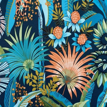 Обои виниловые на флизелиновой основе Erismann Martinique Синие 1,06 х 10,05м (12190-19)