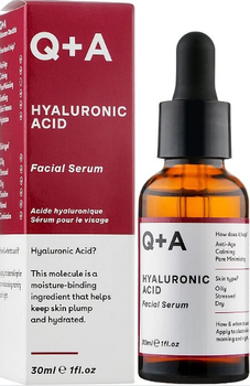 Сыворотка для лица с гиалуроновой кислотой Q+A Hyaluronic Acid Facial Serum 30 мл