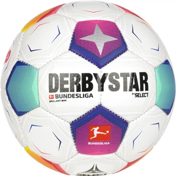 Мяч футбольный Select Derbystar Mini (47 см) v23 887 White-Blue-Violet (4030793137887)
