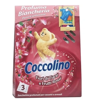 Освіжувачі для шафи Coccolino Coccolino Fiori di tiare e Frutti Rossi 3 шт