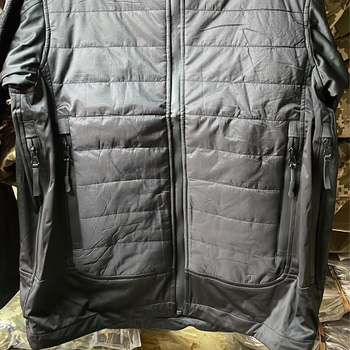 Мужская Куртка Level 7 с Мембраной и Пуховым утеплителем черная размер L