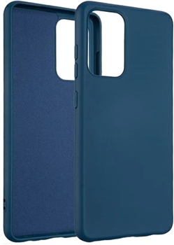 Etui Beline Silicone do Samsung Galaxy A72 4G/A72 5G Blue (5903919065632)