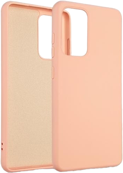 Etui Beline Silicone do Samsung Galaxy A72 4G/A72 5G Pink-gold (5903919065625)