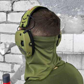 Защитные наушники Bluetooth ATN X-Sound Hearing Protector с шумоподавлением олива