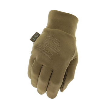 Захисні Рукавиці Mechanix ColdWork Base Layer Gloves на флісі / Утеплені Рукавички SoftShell койот розмір M
