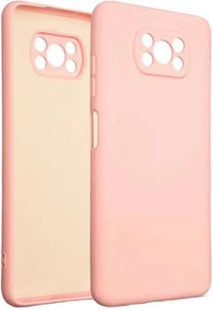 Панель Beline Silicone для Poco X3 Rose gold (5904422916565)