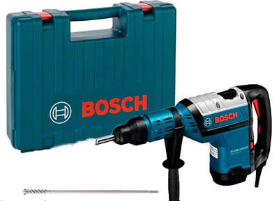 Перфоратор Bosch Professional GBH 8-45 D с проломным буром SDS-max-9 в кейсе (0611265100+1618596456)
