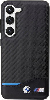 Панель BMW Leather Carbon для Samsung Galaxy 23 Black (3666339114572)
