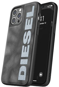 Панель Diesel Moulded Case Bleached Denim для Apple iPhone 12/12 Pro Grey-white (8718846088558)