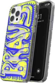 Etui Diesel Snap Case Clear AOP do Apple iPhone 12 Pro Max Blue-lime (8718846085755)