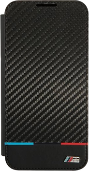 Etui z klapką BMW M Collection Triangles do Samsung Galaxy S22 Black (3666339043384)