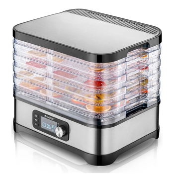Сушилка для грибов, овощей, фруктов Maltec 109553 PerfectDry450W 450 Вт 12 л 5 поддонов Черно-серый