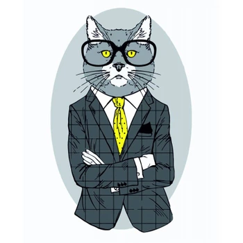 Картина по номерам Rosa Start Fashion Cat 35 х 45 см (N00013266) (4823098514275)
