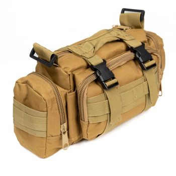 Тактическая сумка Tactical 5L поясная/ плечевая/ армейская/ нагрудная