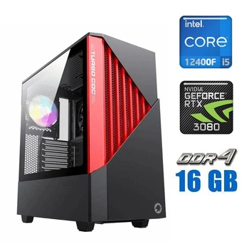 Игровой ПК Tower NEW / Intel Core i5-12400F (6 (12) ядра по 2.5 - 4.4 GHz) NEW / 16 GB DDR4 NEW / 512 GB SSD NEW/ nVidia GeForce RTX 3080, 10 GB GDDR6X, 320-bit / 700W NEW б/у